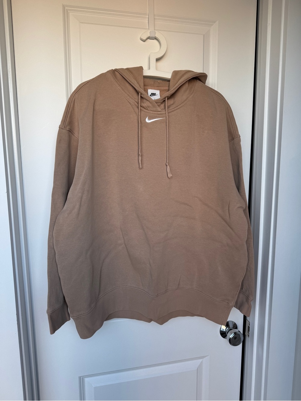 Nike Brown Pullover Hoodie - Swoosh Logo